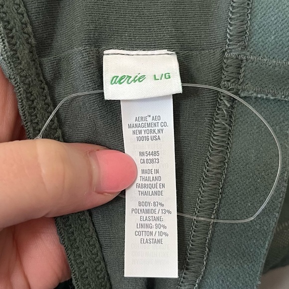 Aerie NWOT Sage Green Lace Coquette Strappy Bralette Size Large - Picture 6 of 7